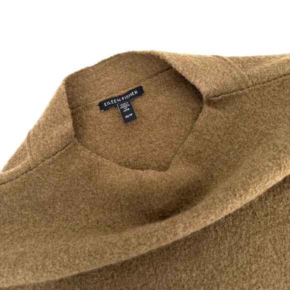 Eileen Fisher Lightweight Boiled Wool Sweater - Picture 6 of 13